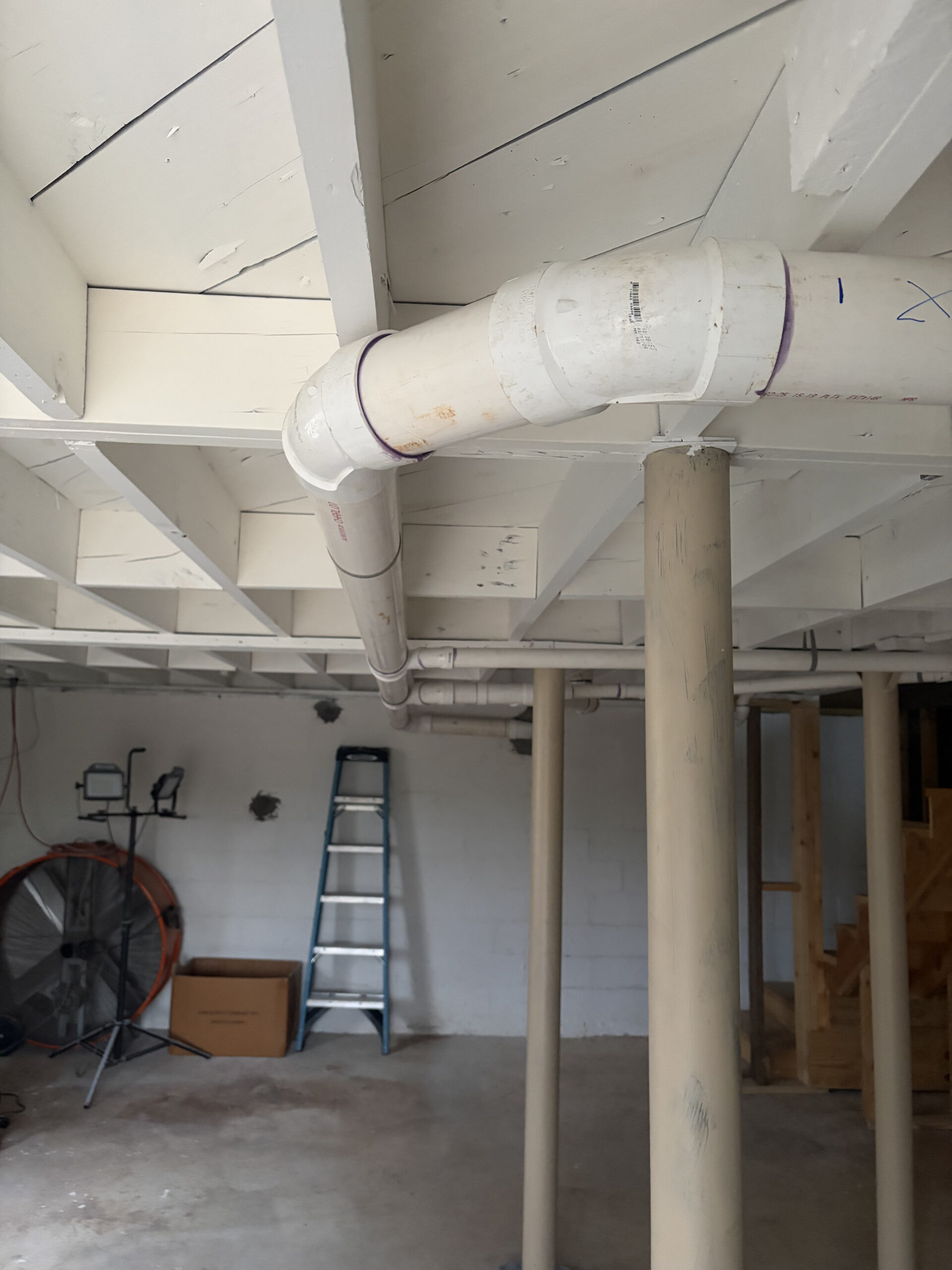 Streamline plumbing team member