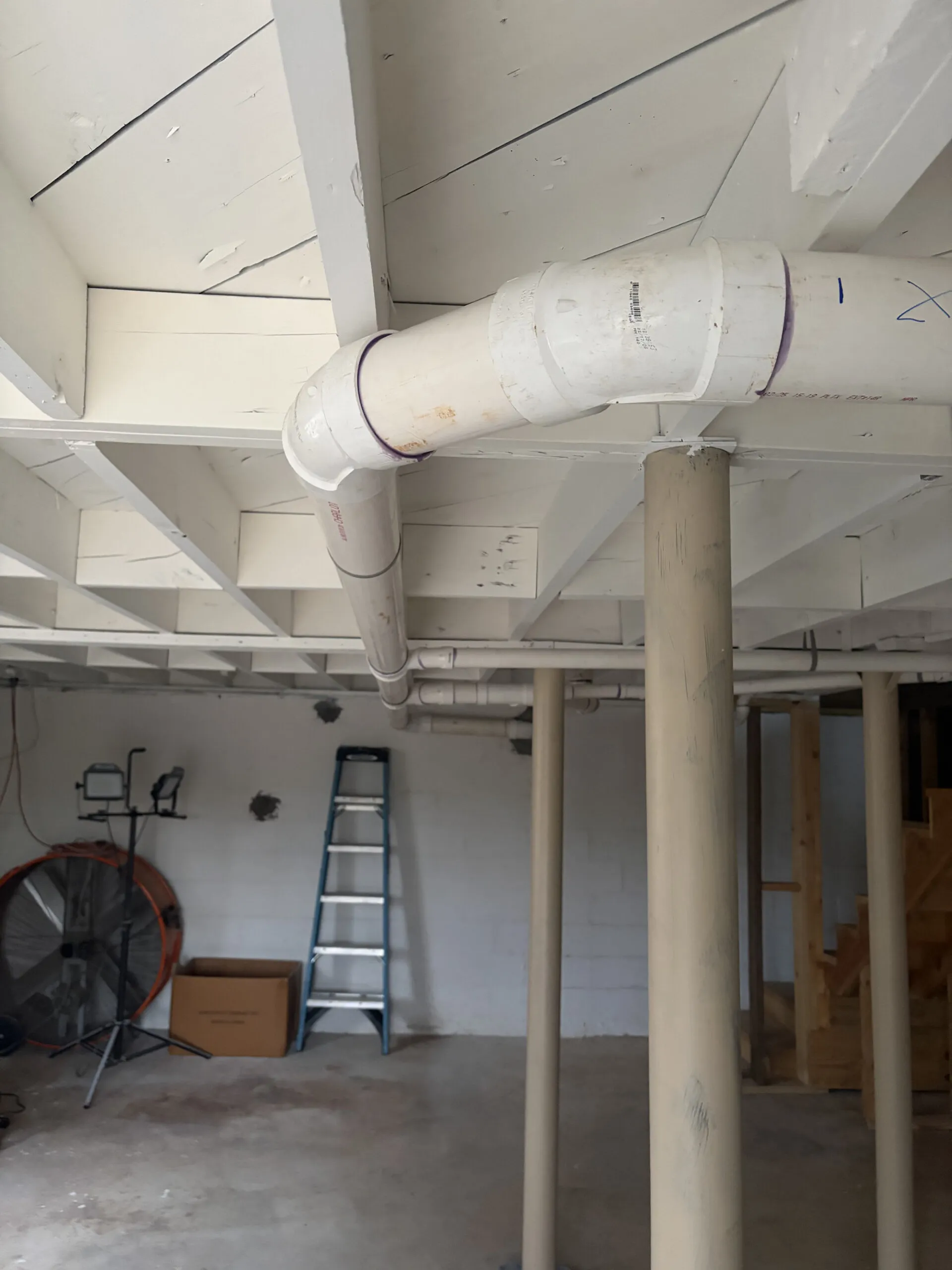 Streamline plumbing team member