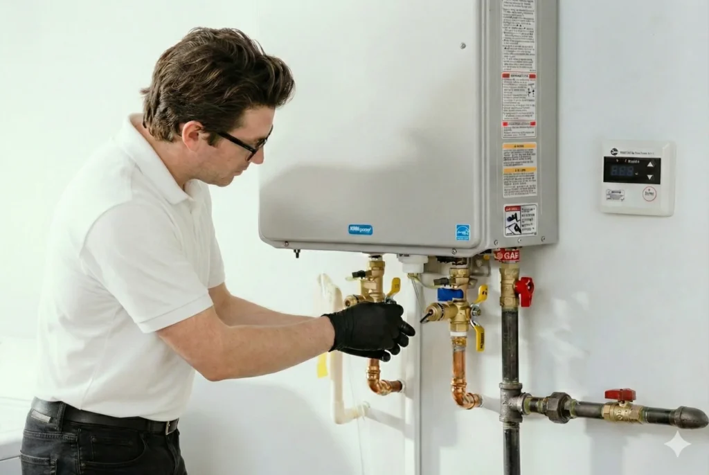 Tankless water heater installation and service by Streamline Plumbing in Alabaster, AL